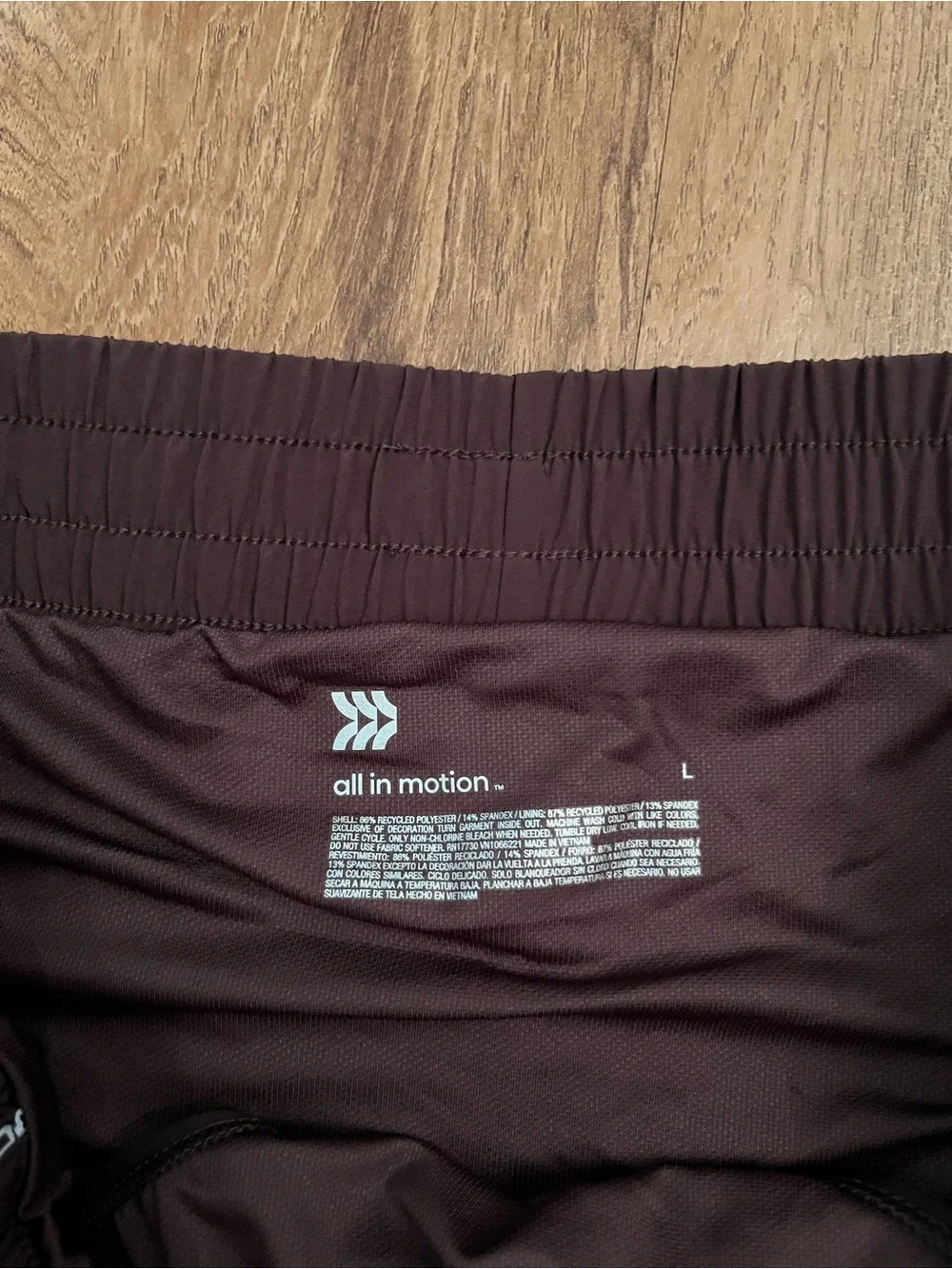 NWT All in Motion Crochet Trim Shorts